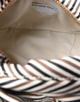 Nappa Print Shirt Effect Mini Jodie Camel Black White