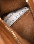 Grained Calfskin Maxi Intrecciato Small Arco Moutarde