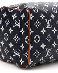 Calfskin Monogram Speedy P9 Bandouliere 30 Indigo