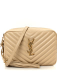 Calfskin Matelasse Monogram Lou Camera Bag Avorio