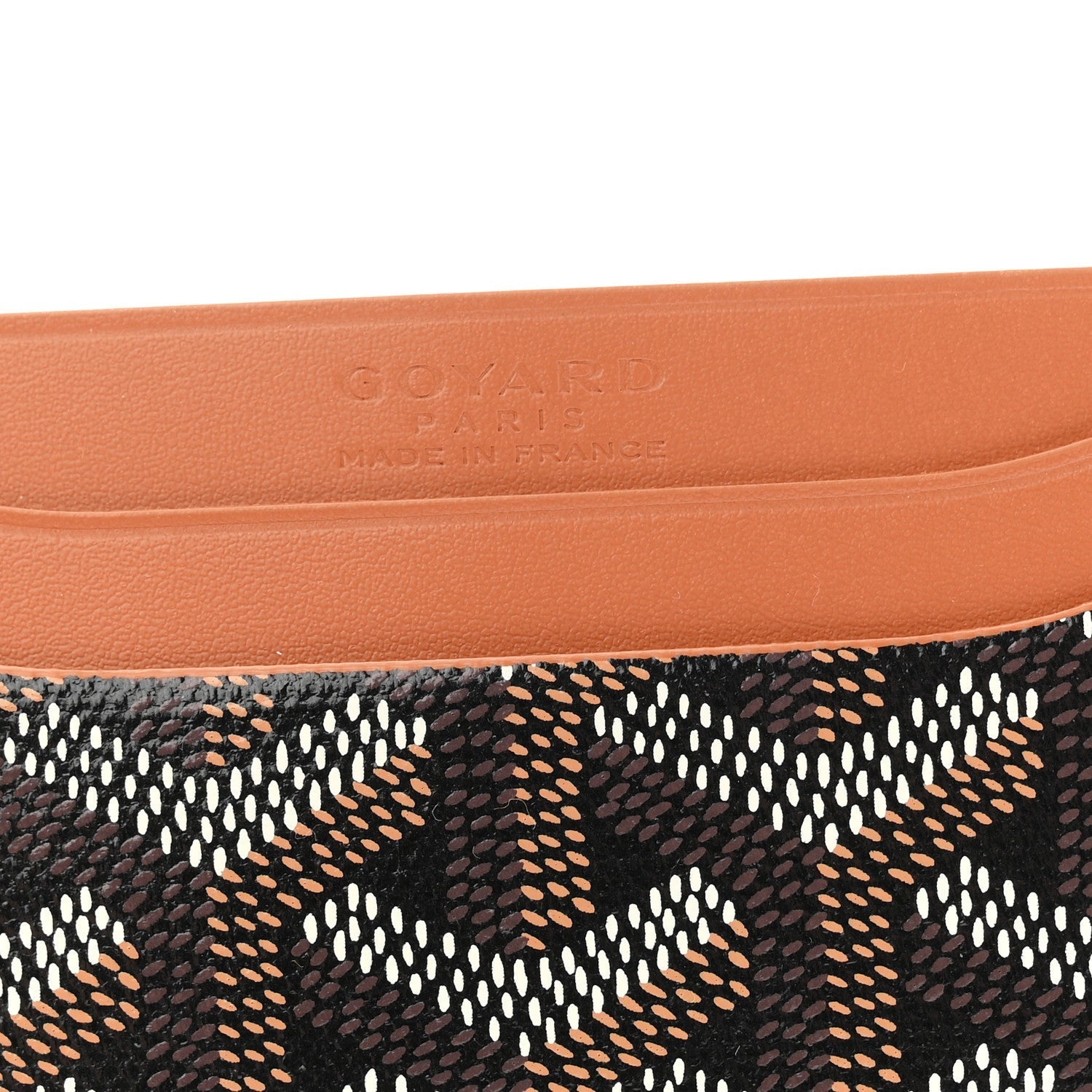 Goyardine Saint Sulpice Card Holder Black Gold