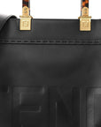Vitello King Plexiglass Medium FNDI Sunshine Shopper Black