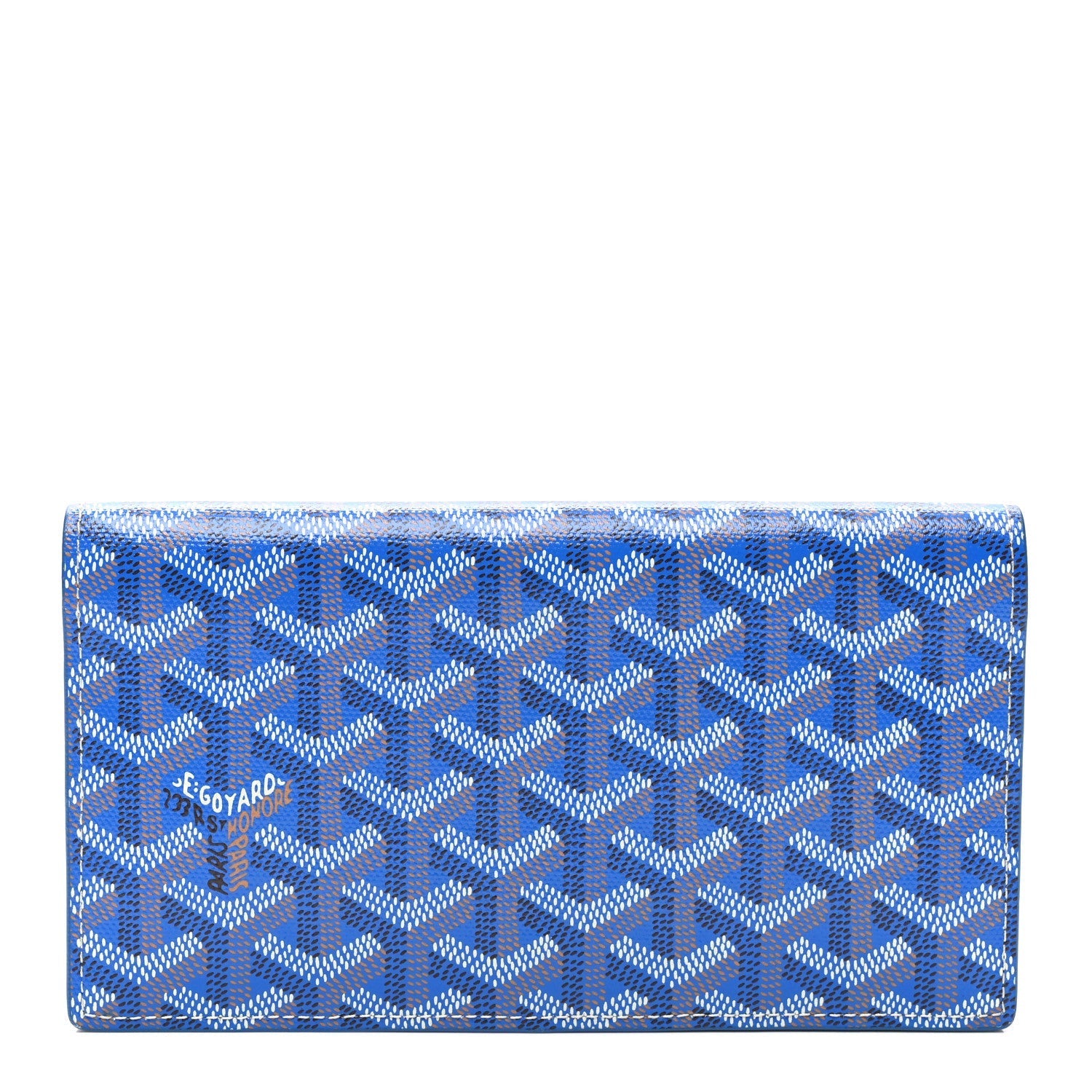 Goyardine Richelieu Wallet Sky Blue