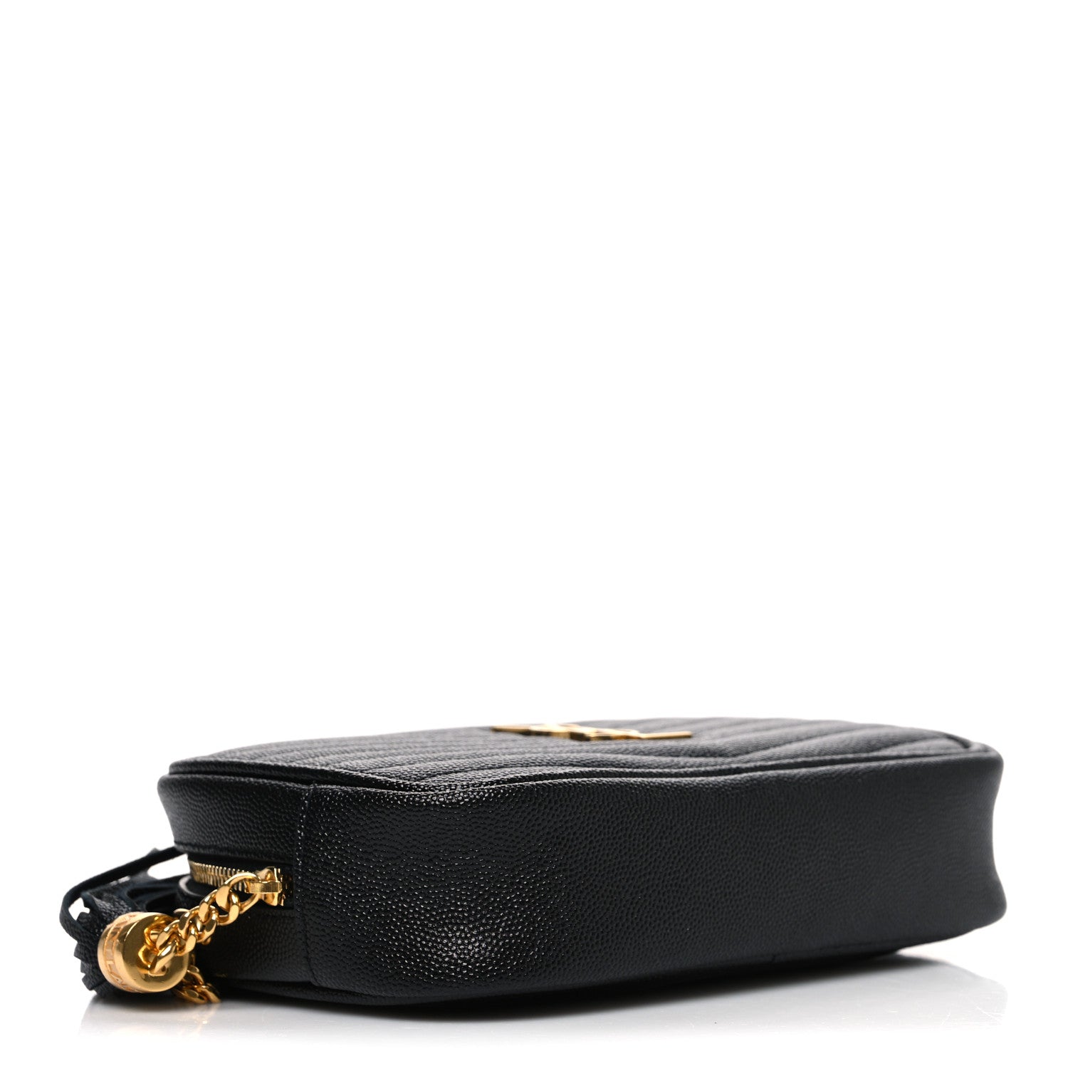 Grain De Poudre Matelasse Monogram Mini Lou Camera Bag Black