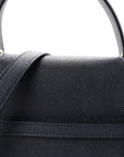 Grained Calfskin Micro Belt Bag Midnight