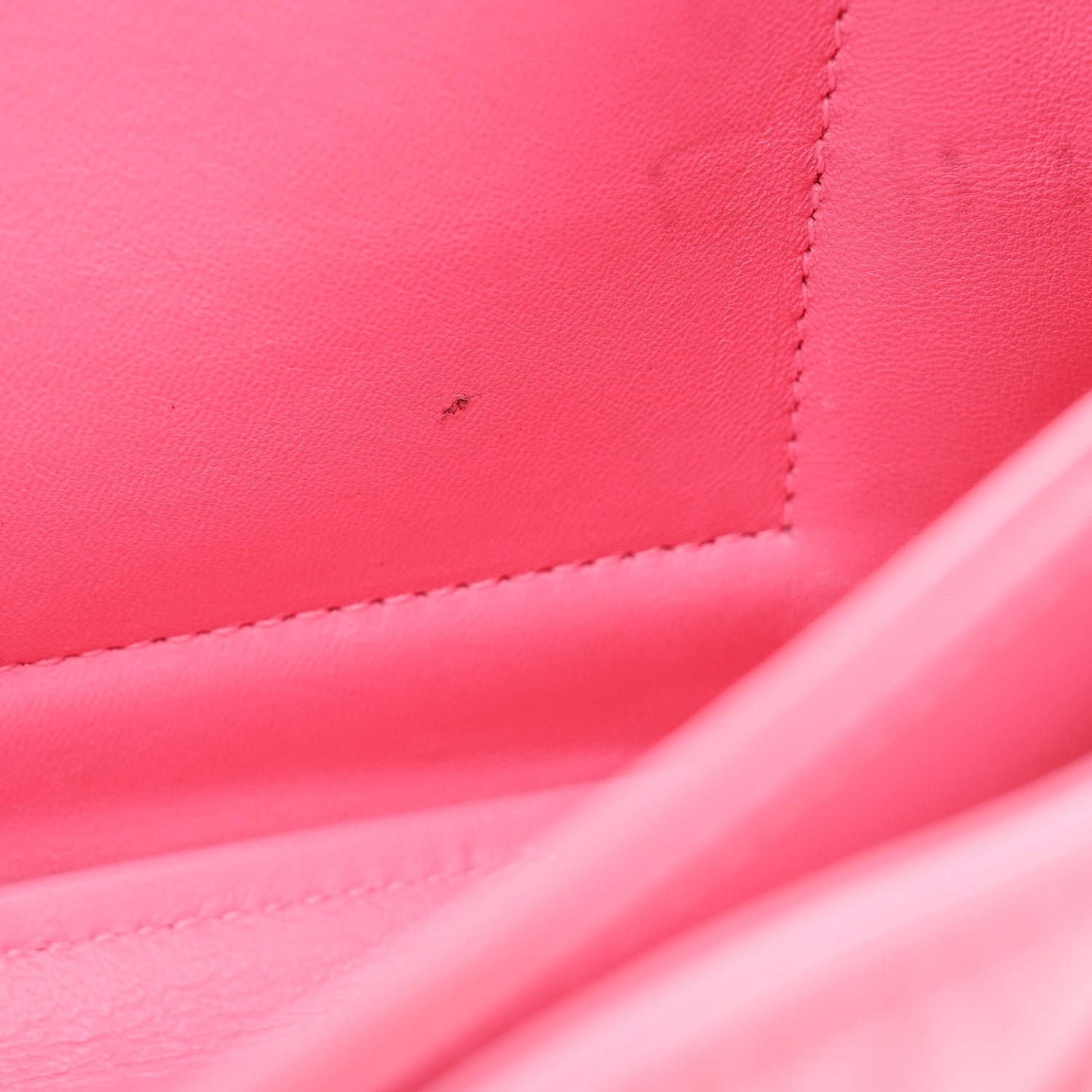 Crushed Calfskin Quilted Small Crush Chain Bag Sweet Pink