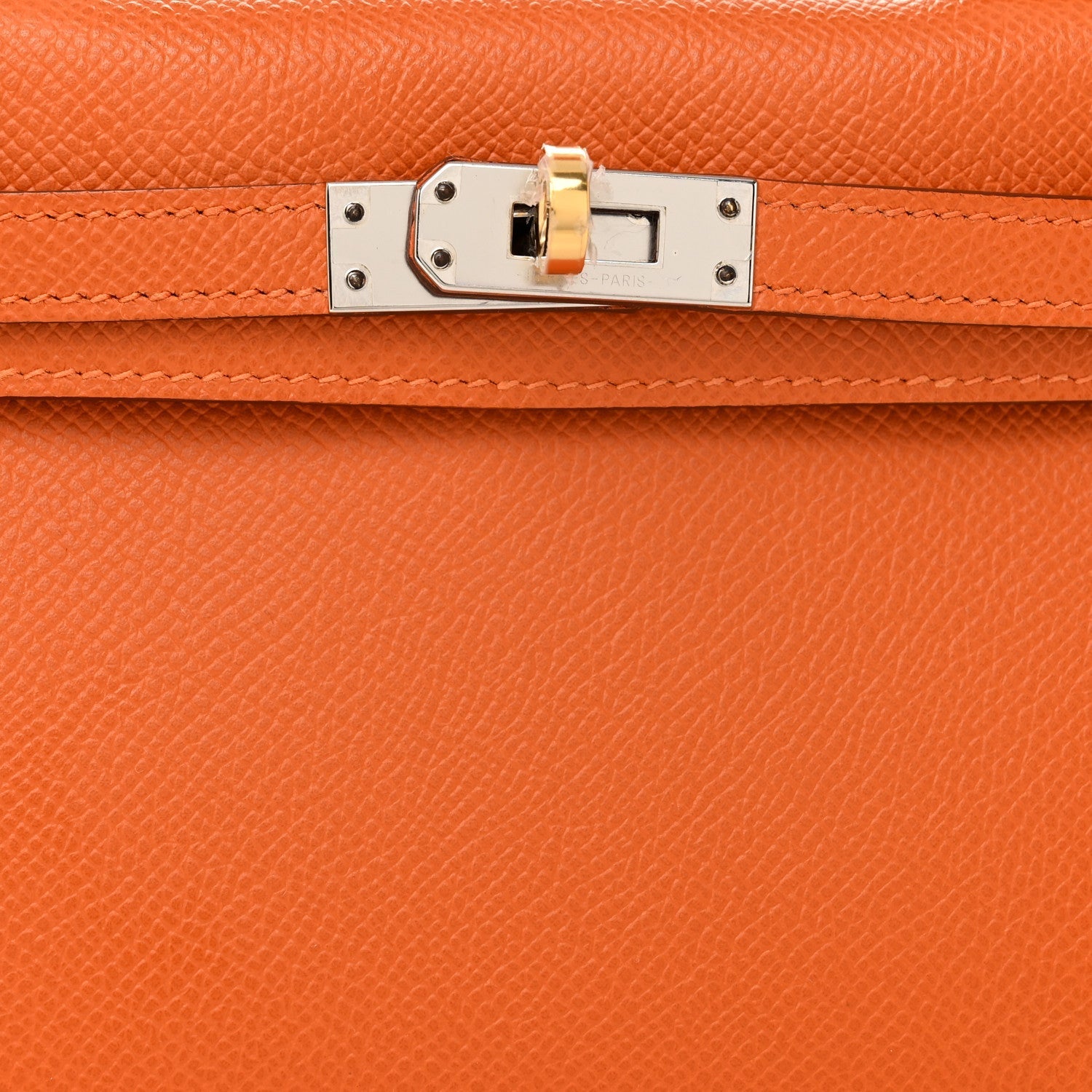 Epsom Mini Kelly Sellier 20 Orange