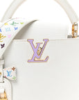 LV X TM Taurillon BB Capucines Blanc