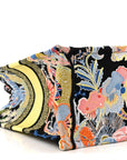 Canvas Zodiac Fantastico Embroidered Medium Book Tote Black Multicolor