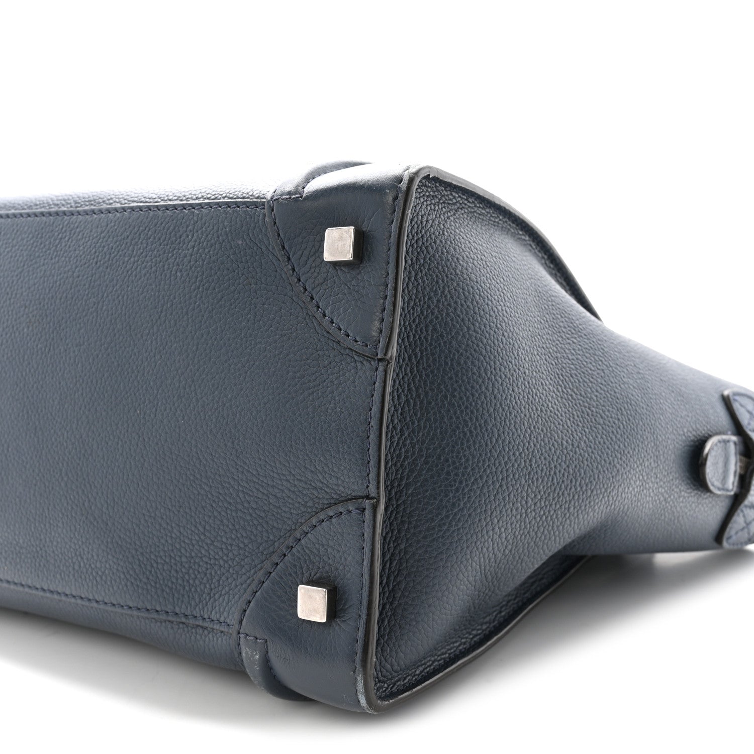 Drummed Calfskin Mini Luggage Orage
