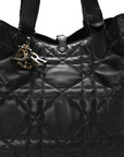 Calfskin Macrocannage Large Toujours Black