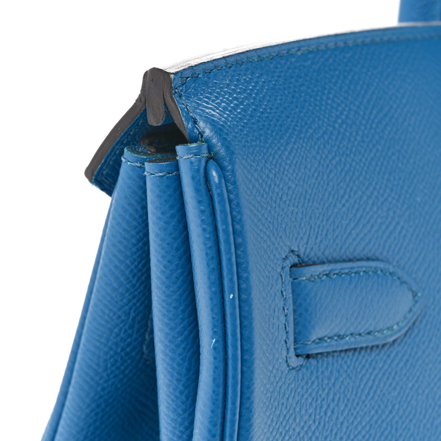 Epsom Birkin 35 Bleu Izmir