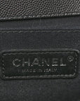Caviar Quilted Medium Boy Flap Black