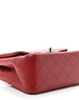 Lambskin Quilted Mini Square Flap Red