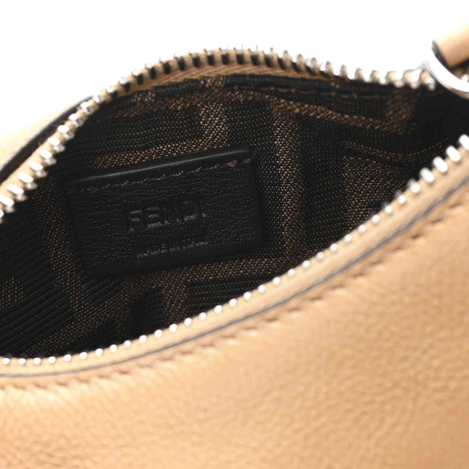 Vitello Grace Nano FNDIgraphy Hobo Charm Miele Scuro
