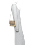 Matte Alligator Lizard Mini Sac Roulis Ombre Vanille