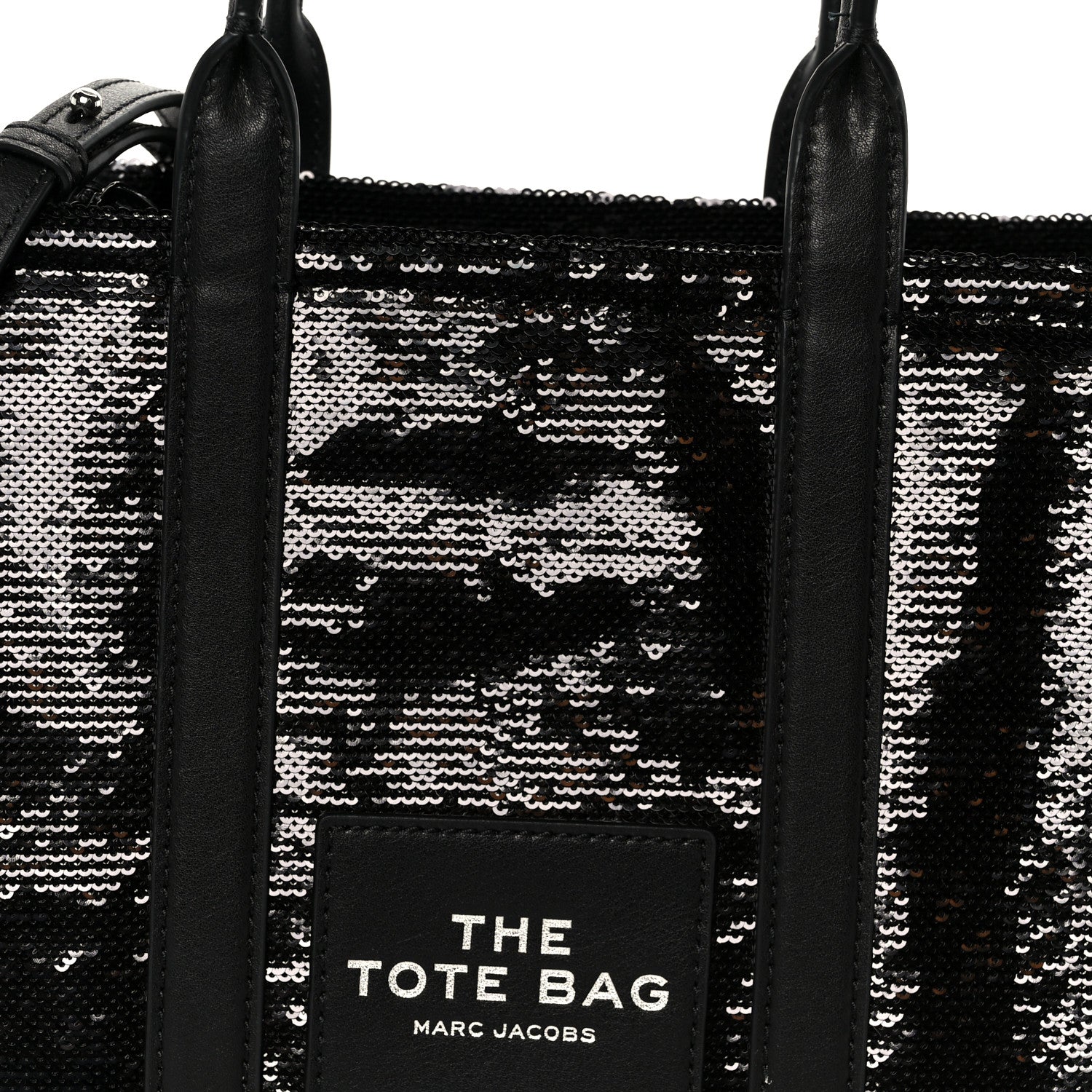 Sequin Small The Tote Bag Black