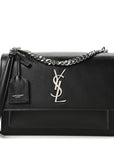 Calfskin Medium Monogram Sunset Black