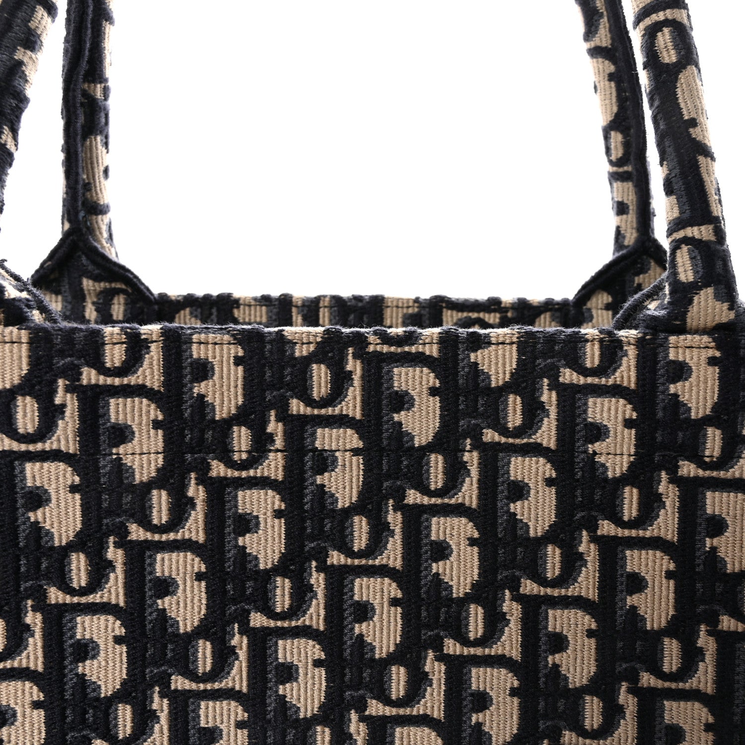 Oblique Large Book Tote Blue Multicolor