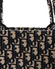 Oblique Large Book Tote Blue Multicolor