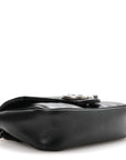 Calfskin Matelasse Aria Super Mini GG Marmont Shoulder Bag Black