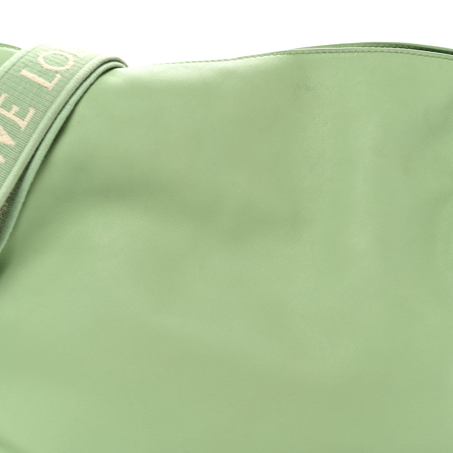 Nappa Calfskin Flamenco Knot Clutch Green