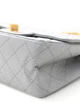 Aged Calfskin Quilted 2.55 Reissue Mini Flap Grey