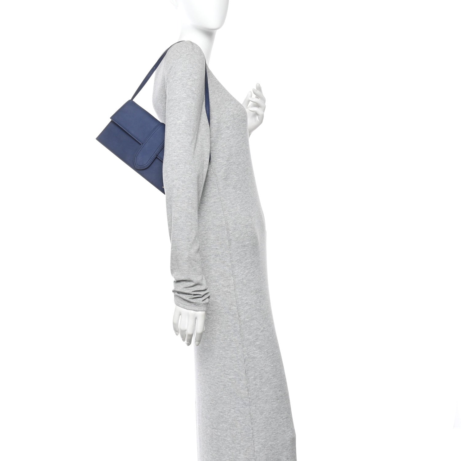 Suede Le Bambino Long Dark Navy