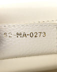 Supple Calfskin Cannage Medium Caro Bag Ivory