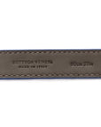 Metallic Nappa Intrecciato Belt 80 32 Blue