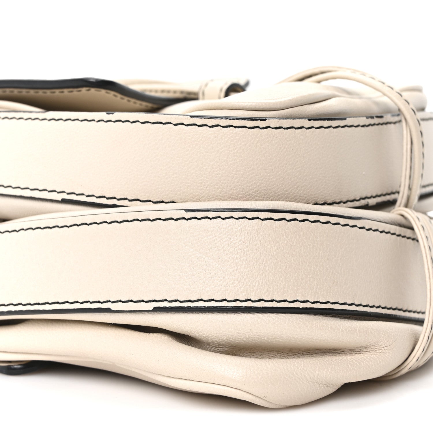 Nappa Intrecciato Double Pocket Crossbody Mist Black