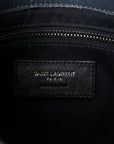 Crinkled Calfskin Matelasse Monogram Niki Chain Wallet Dark Smog
