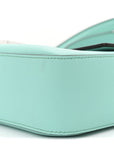 X TIFFANY Nappa Silver Baguette Blue Tiffany Silver