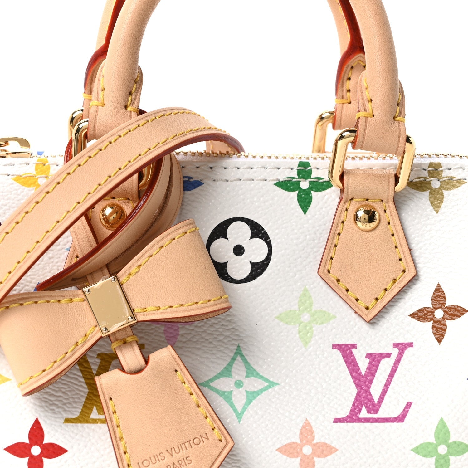 LV X TM Monogram Multicolor Nano Speedy White