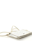 Goyardine Plumet Wallet Clutch White