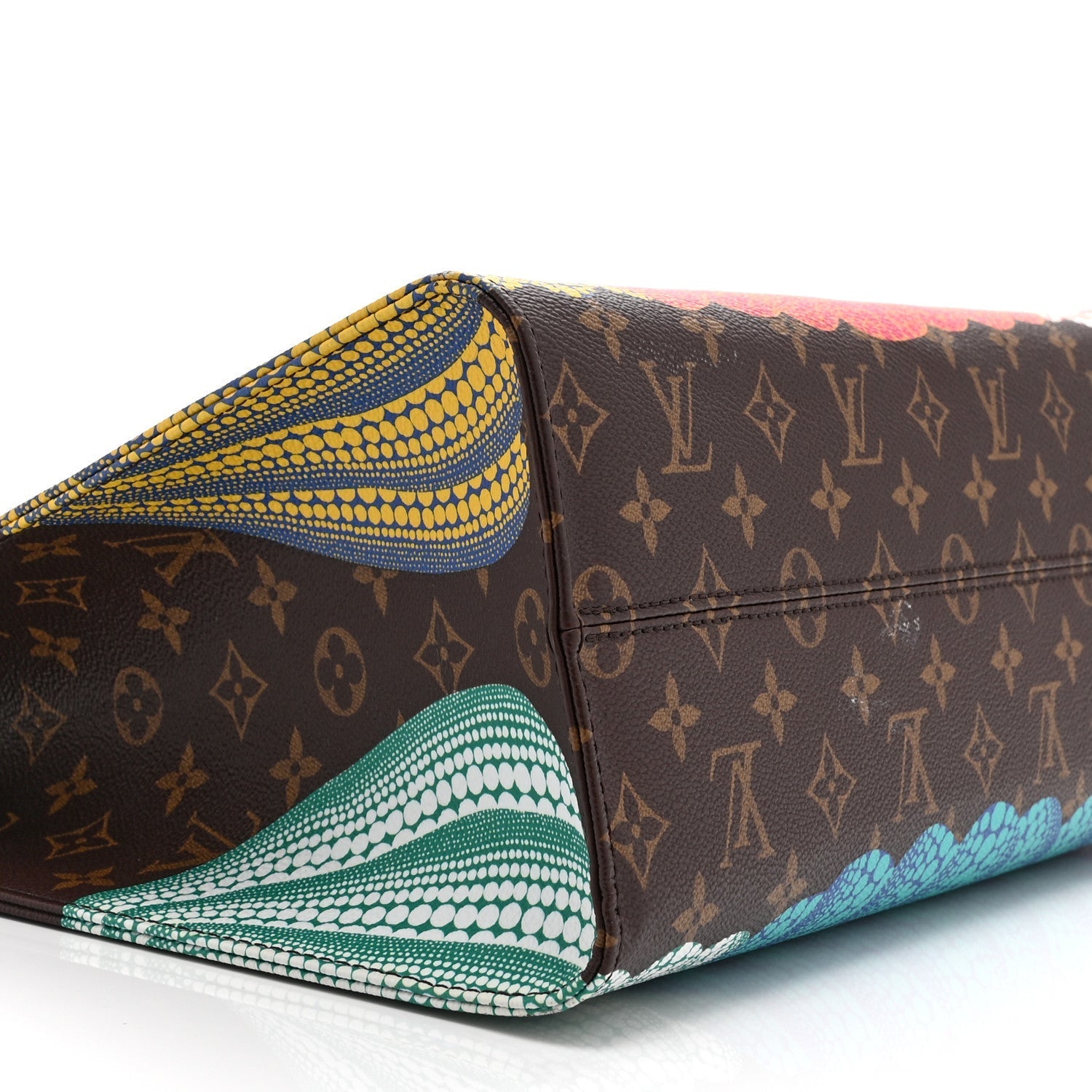 LV X YK Monogram Pumpkin Onthego MM Multicolor