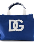 Canvas Mini DG Logo Shopper Tote Bluette