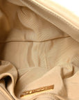 Lambskin Quilted Medium CHNL 19 Flap Beige