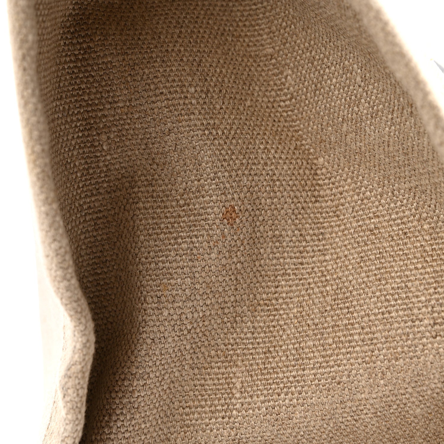 Linen Calfskin Rive Gauche Tote Optic White