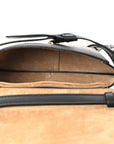 Calfskin Jacquard Mini Gate Dual Bag Black