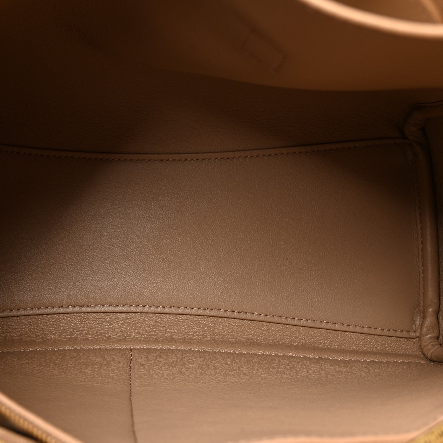 Smooth Calfskin Small Bel Air Carry All Bag Latte