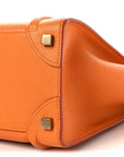 Goatskin Micro Luggage Light Orange