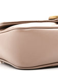 Calfskin Matelasse Super Mini GG Marmont Shoulder Bag Porcelain Rose