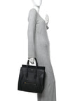Smooth Calfskin Mini Luggage Black