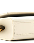 Grain De Poudre Small Monogram Kate Satchel Crema Soft
