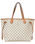 Damier Azur Neo Neverfull MM Rose Ballerine