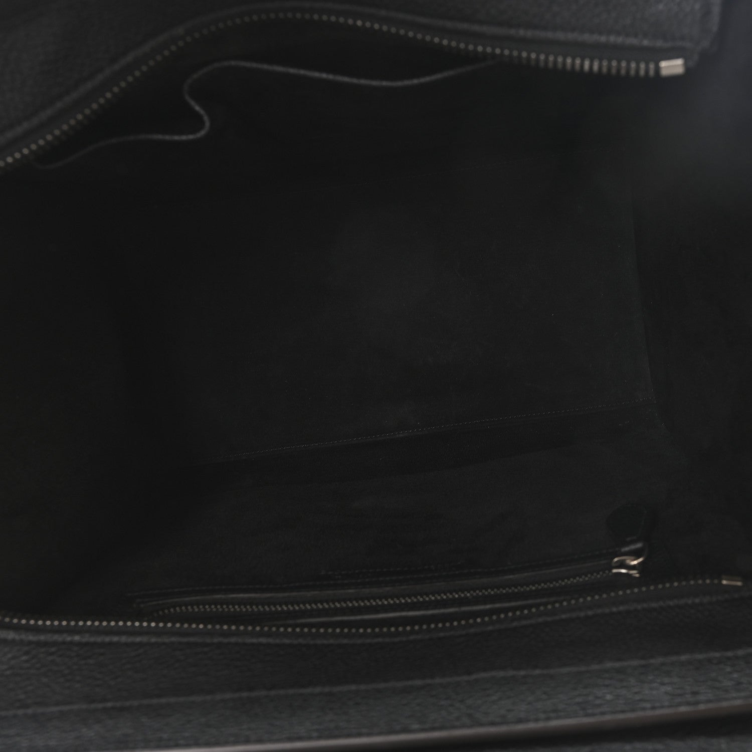 Drummed Calfskin Mini Luggage Black
