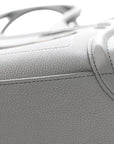 Baby Drummed Calfskin Micro Luggage Kohl