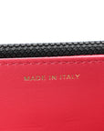 Lambskin Quilted CHNL 19 Wallet On Chain WOC Black