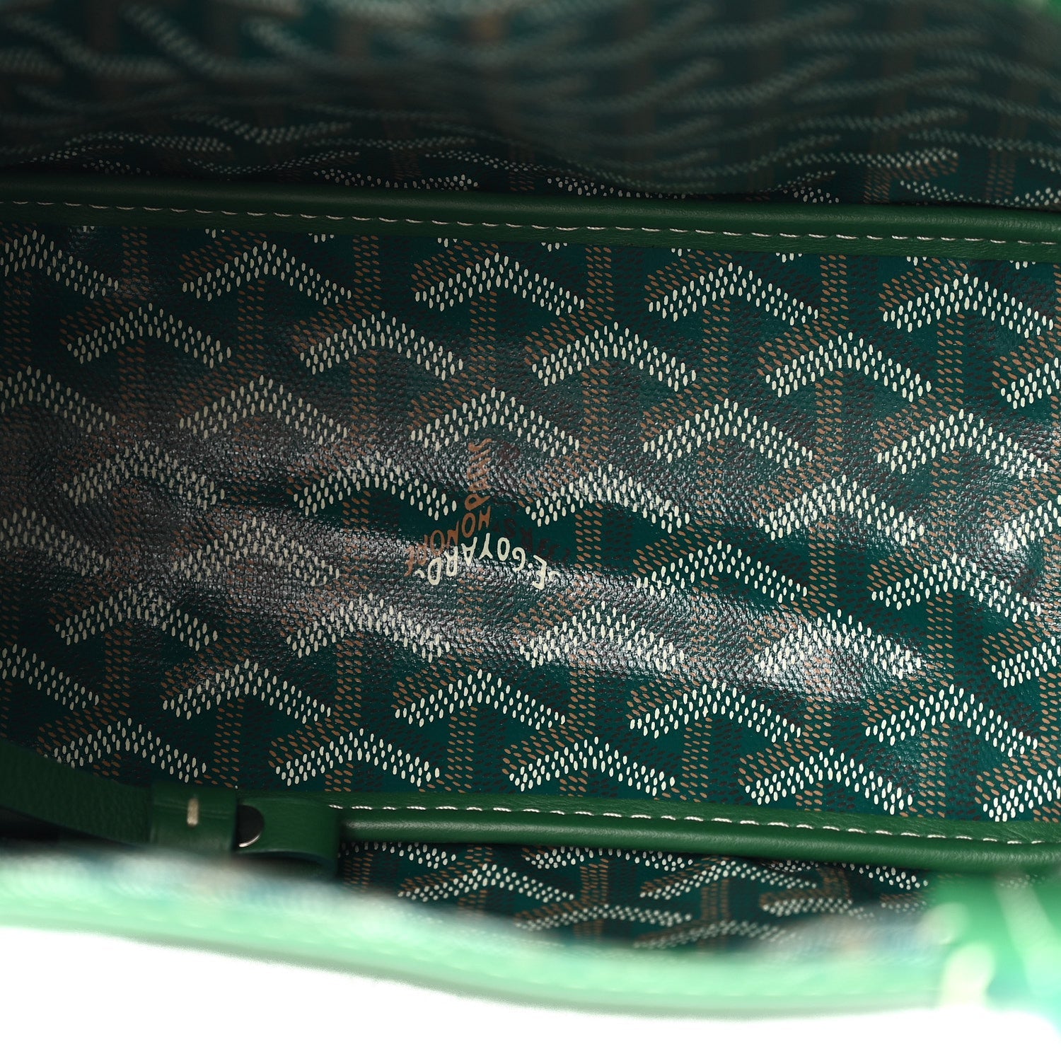 Goyardine Reversible Mini Anjou Green